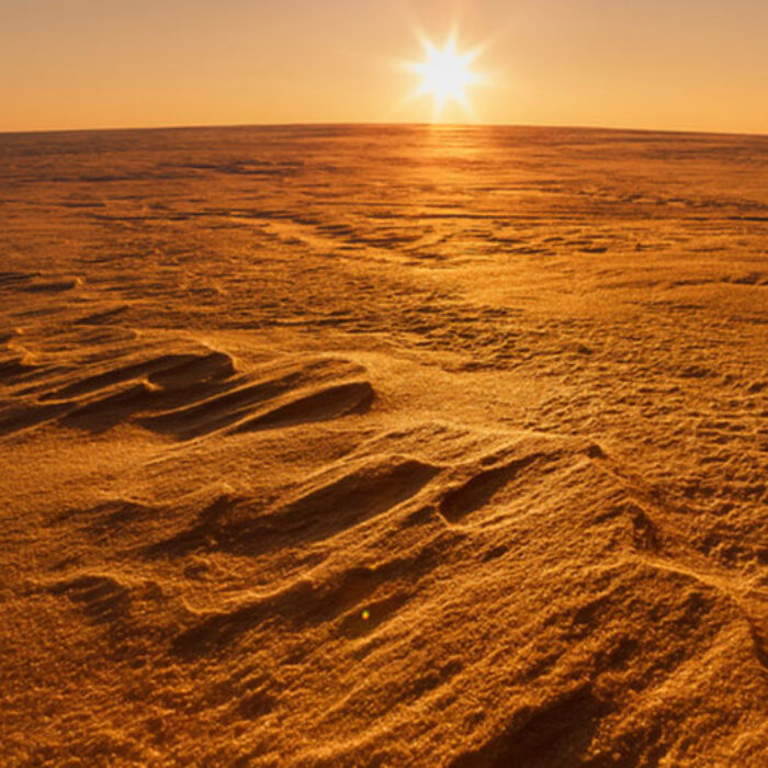 There is water on Mars, but it’s buried and frozen. Photo: Shutterstock