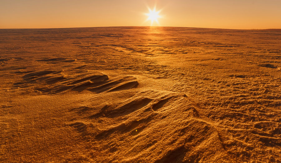 There is water on Mars, but it’s buried and frozen. Photo: Shutterstock