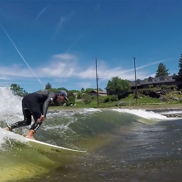 Weird waves are all the rage right now. Dylan Graves, Gudauskas brothers, and Hannah Scott met up with Gerry Lopez to surf a river wave in Bend, Oregon.