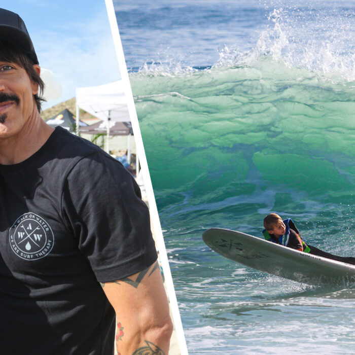 Anthony Kiedis and Courtney Conlogue came out to support A Walk on Water in full force. Photos: Cat Gregory