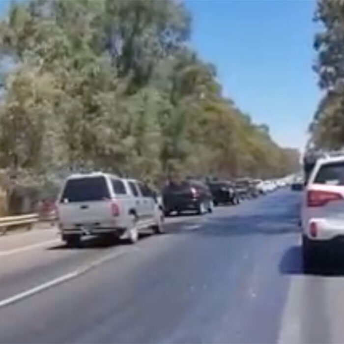 In Australia, temperatures are so high that the roads are literally melting.