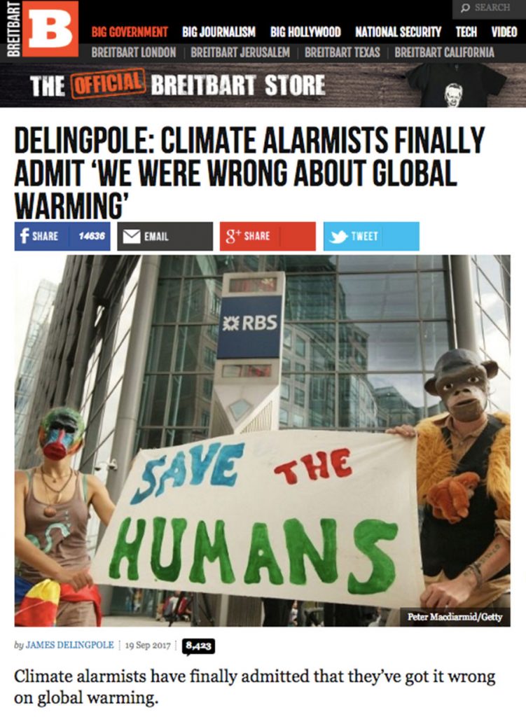 Fiction. Image: Breitbart