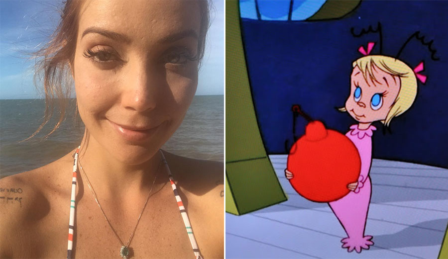 Cindy Lou Who is Luiza Possi