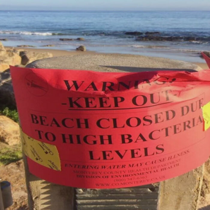 Monterey County sewage spill.