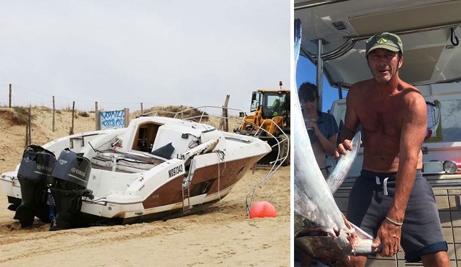 Pierre Agnes, CEO of Quiksilver, is missing off the coast of France. Images: (L)<a href=:https://twitter.com/bxnxg">Benjamin BXNGX/Twitter/Instagram