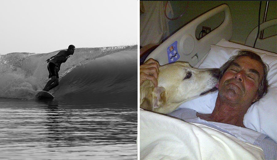 Freddie Grosskreutz, legendary surfer and namesake of Freddieland, has passed away. Photos: Facebook