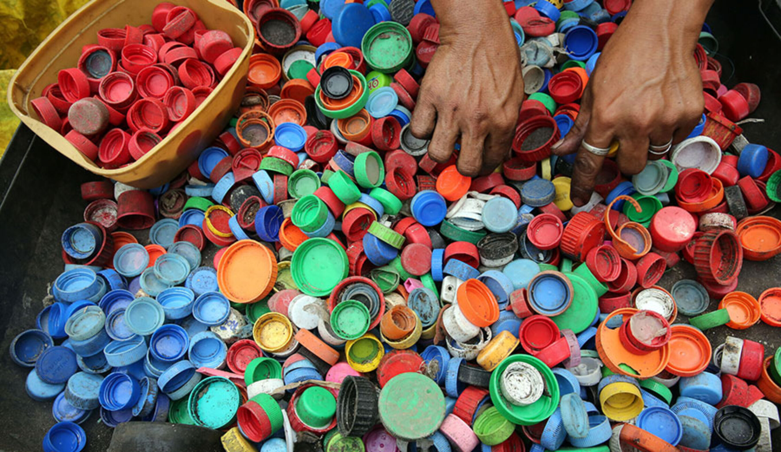 Enough plastic is thrown away each year to circle the earth four times. Photo: Pexels