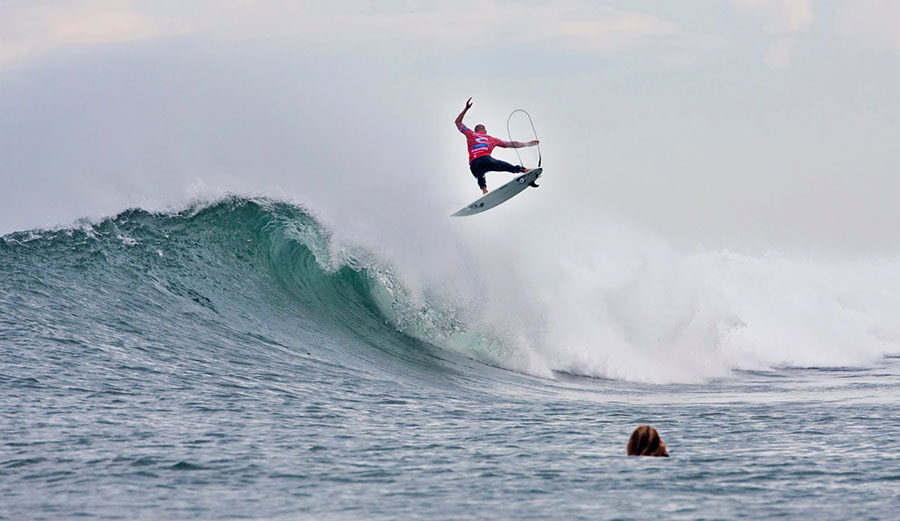 Kelly Slater at the 2013 Bells Beach. Photo: WSL