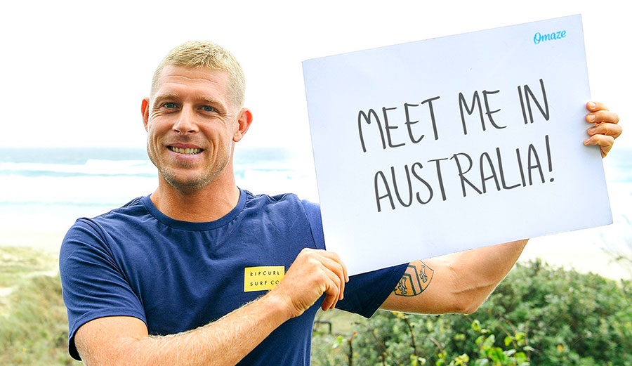 Mick Fanning! Australia! $10! Photo: Omaze