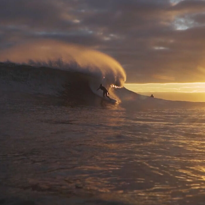 New York sunset barrel. Photo: Etan Blatt
