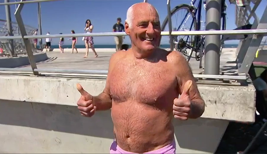 Pow! Right in the kisser!