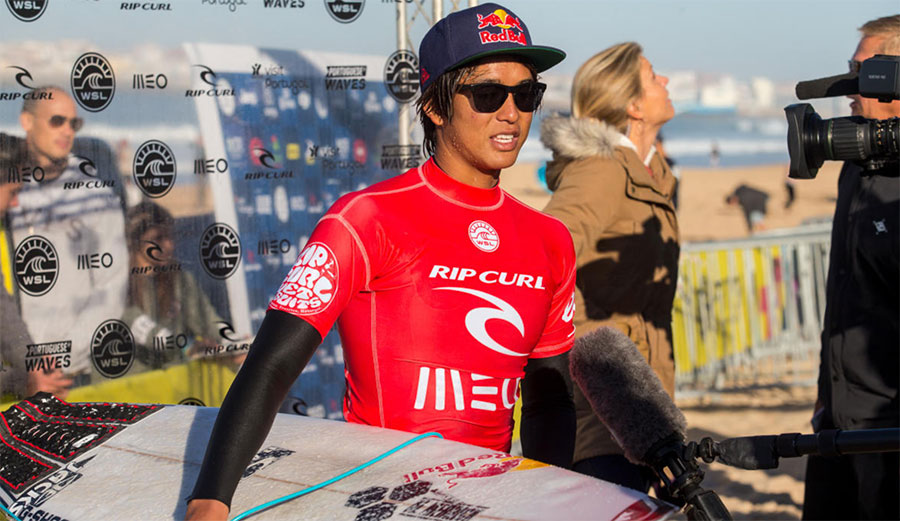 Kanoa Igarashi received the official stamp of approval to represent Japan at world and Olympic-level events. Photo: WSL
