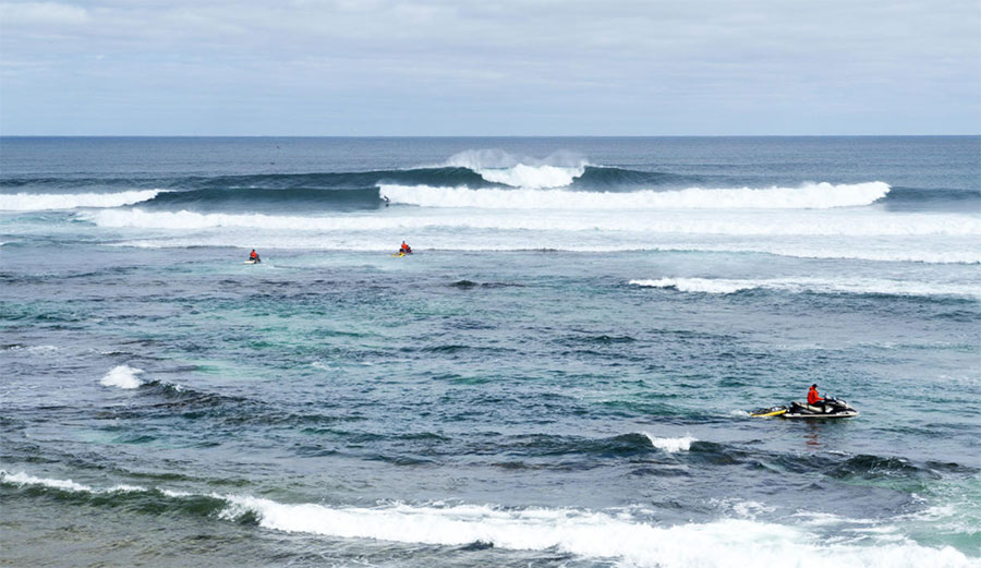 After a pair of shark attacks in nearby Gracetown, the Margaret River Pro has been cancelled. Image WSL