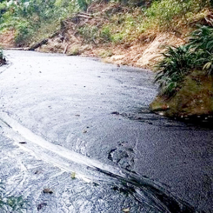 Ecopetrol spilled some 23,000 gallons of crude oil into the Rio Magdalena. Image: Ecowatch