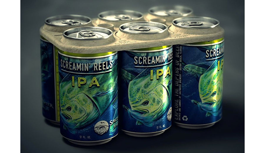 SaltWater Brewery's Plastic Pollution 6 Pack Rings | The Inertia