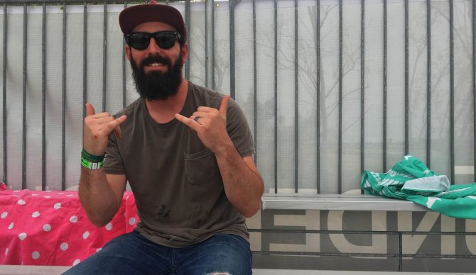 Dan Petty, 34, a web developer from San Francisco enjoying his birthday at the Surf Ranch. Photo: The Inertia