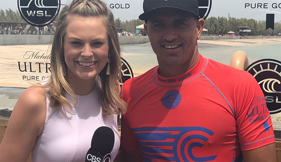 Despite not knowing anything about surfing, Jamie Erdahl killed it.