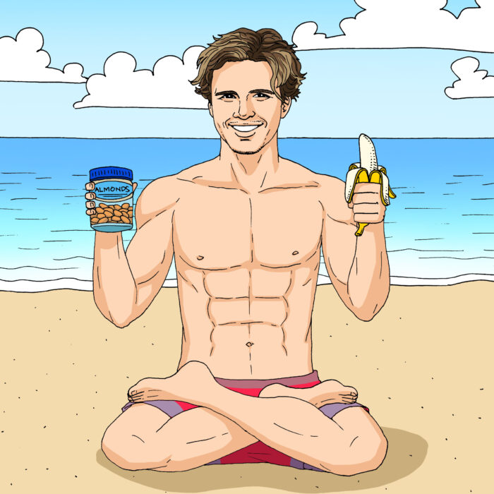 Julian Wilson is all about that almond butter and banana life. Dude keeps healthy and trim. Art: Gary L