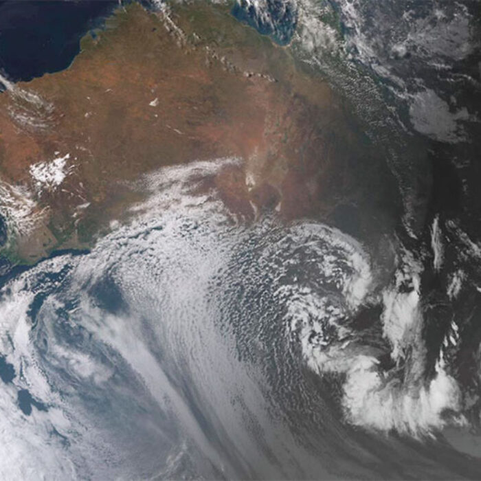 The complex low weather system currently swirling over south-eastern Australia. Image: Bureau of Meteorology
