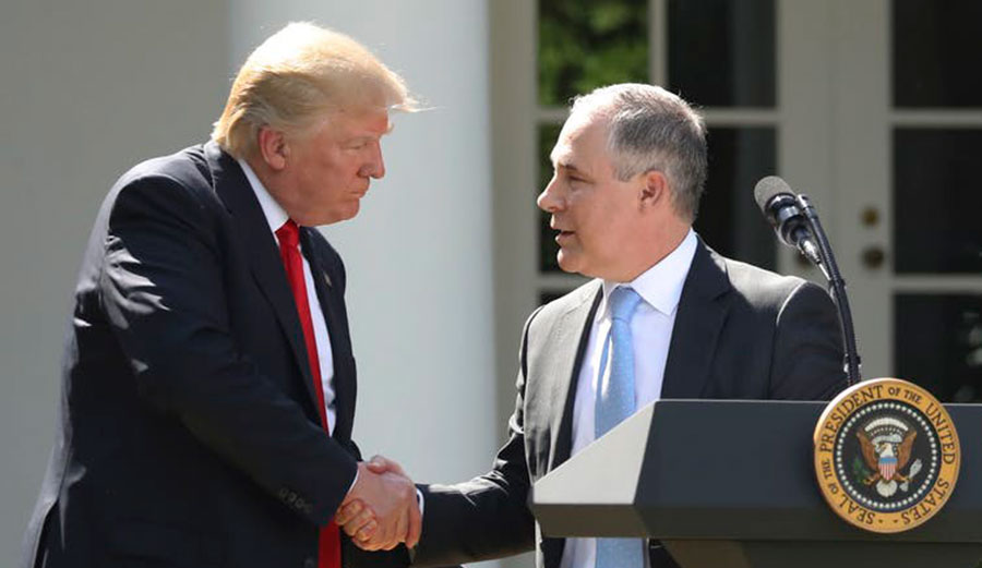 Scott Pruitt Donald Trump EPA