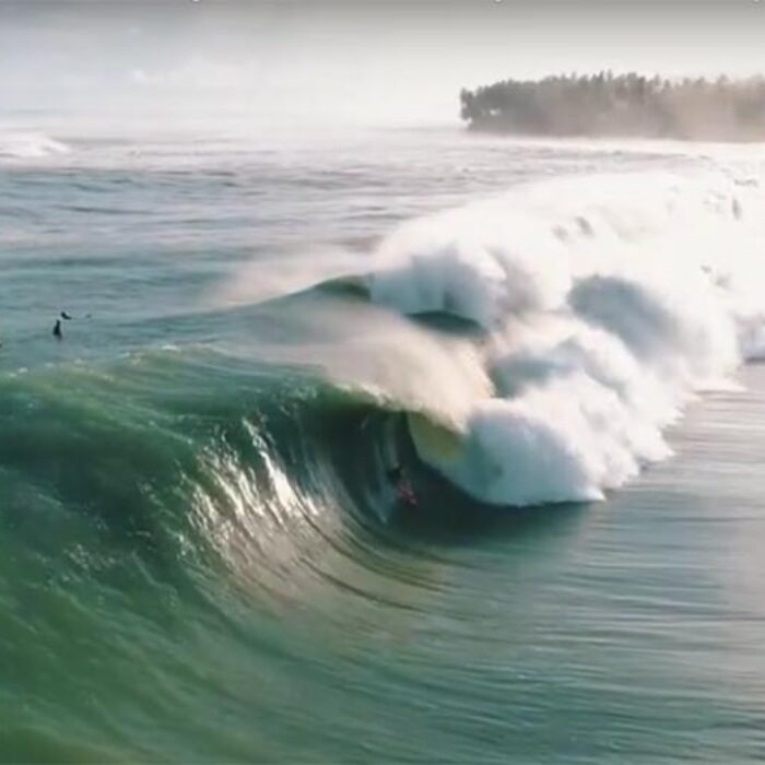 nias, drone, surf, barrel, Ryan Chaci Craig