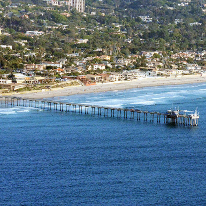 Scripps Pier in La Jolla record setting sea surface temperature