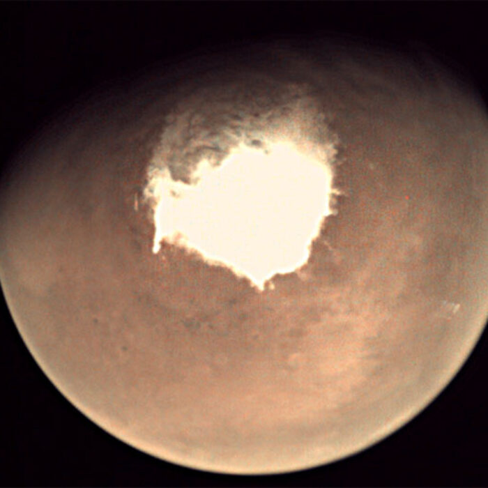 Mars salt water lake