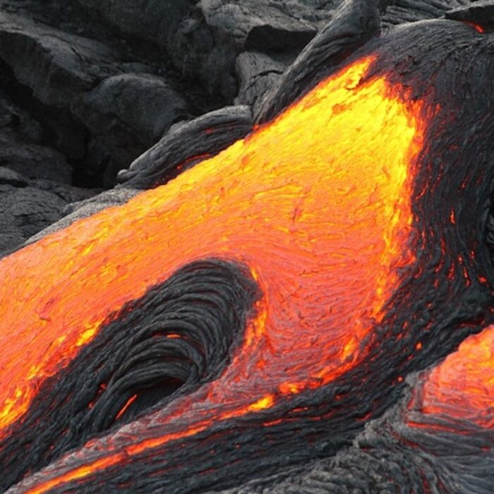 If someone asked you what lava sounds like as it slowly flows down a hill, what would you guess? Does it ooze? Does it gurgle? The answer might surprise you. Photo: Pixabay