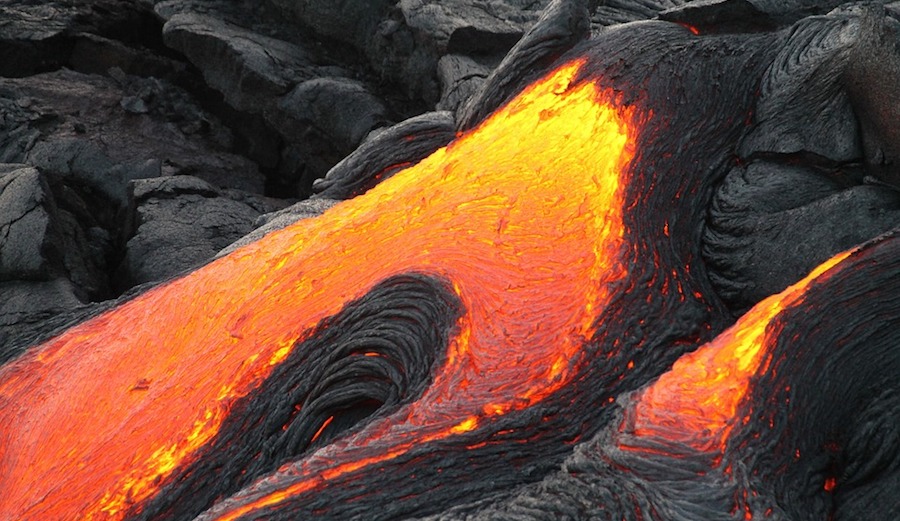 If someone asked you what lava sounds like as it slowly flows down a hill, what would you guess? Does it ooze? Does it gurgle? The answer might surprise you. Photo: Pixabay