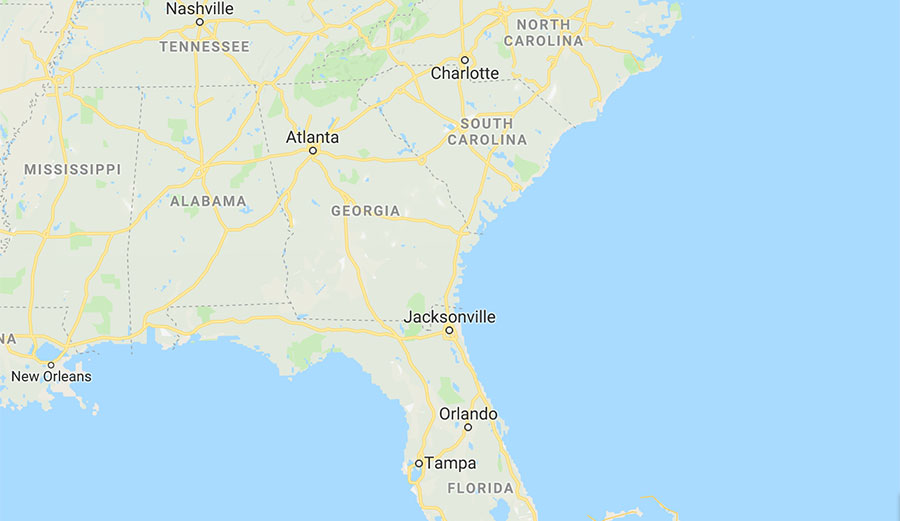 The reef was discovered about 160 miles from Charleston.