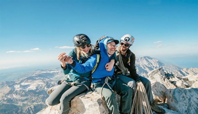 Andrew "Ducky" Harris, Max Hammer, Grand Teton, climbing, down syndrome