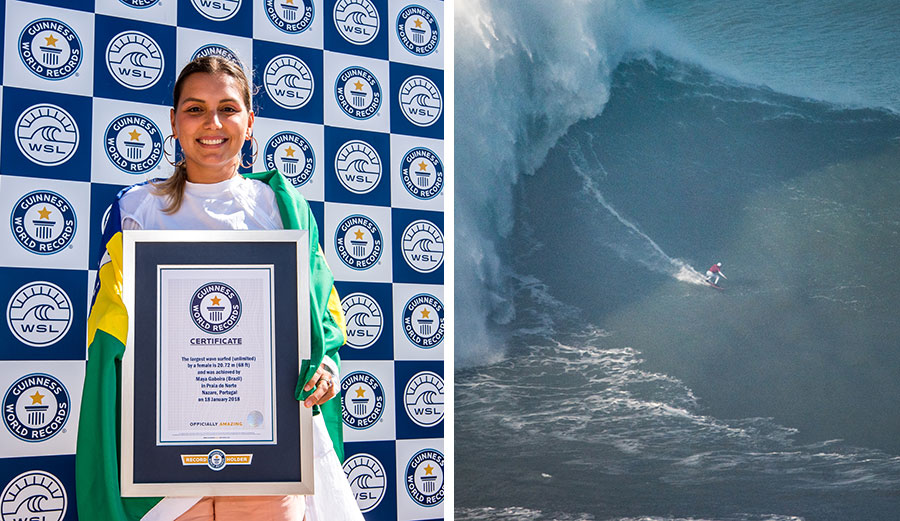 Maya Gabeira finally won a Guinness World Record for the biggest wave ever surfed by a woman. 
