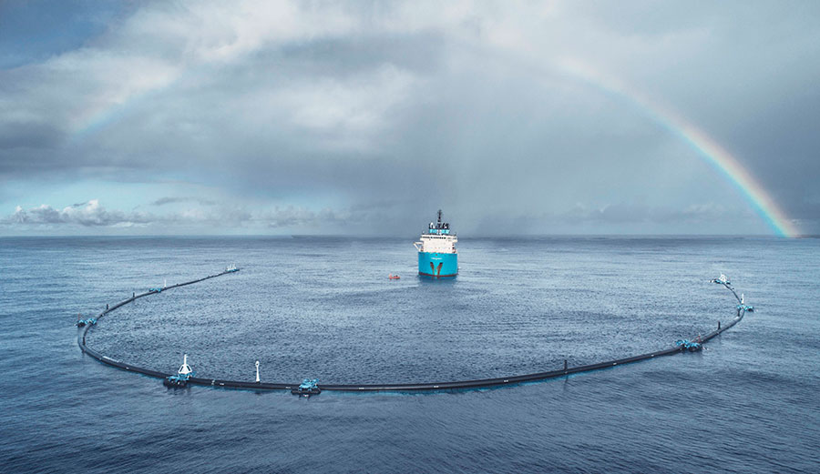The Ocean Cleanup boyan slat great pacific garbage patch