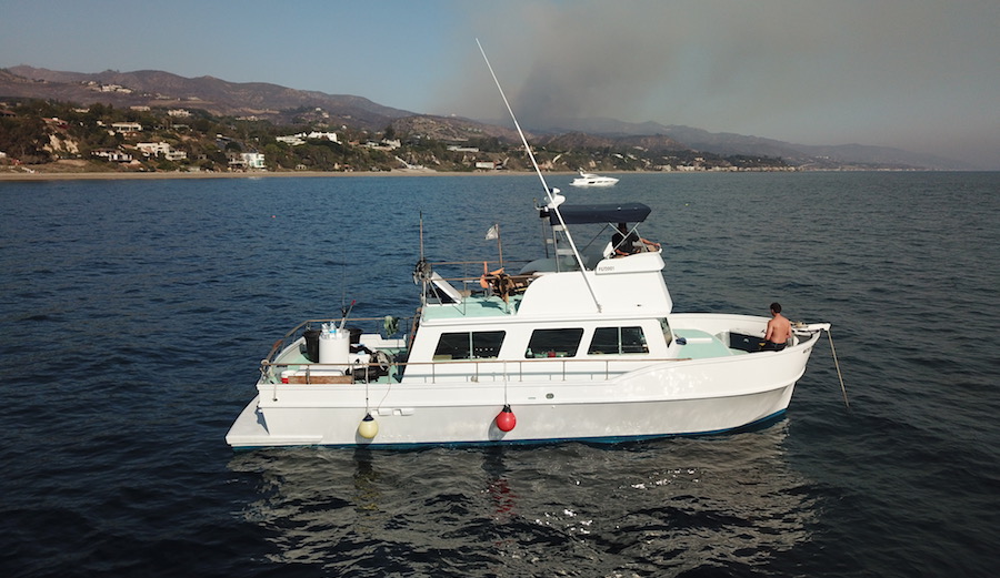 South Bay ecoboard guru, Ryan Harris, and a cast of South Bay go getters have delivered much-needed supplies to the Malibu area over the last two days. They need your help. Photo: Harris