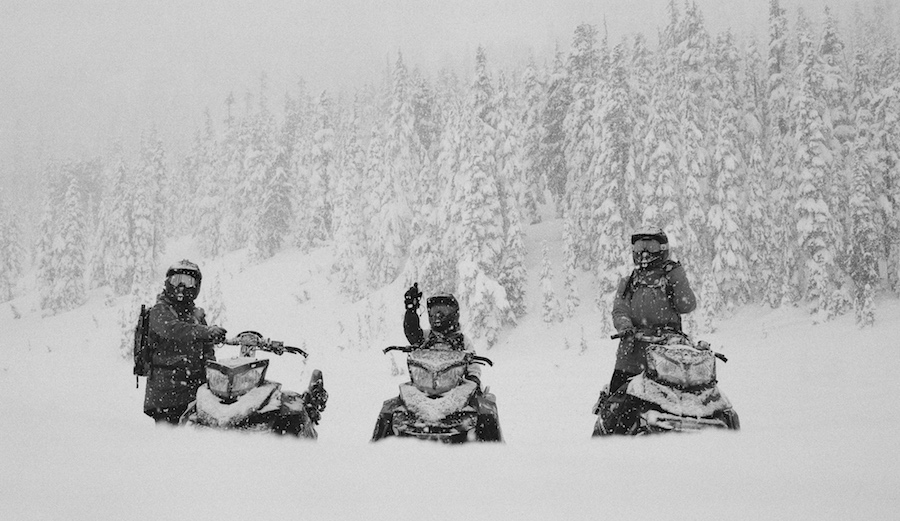 Hannah, Mary, and Leanne exploring Whistler's hidden gems. Photo: Oli Gagnon