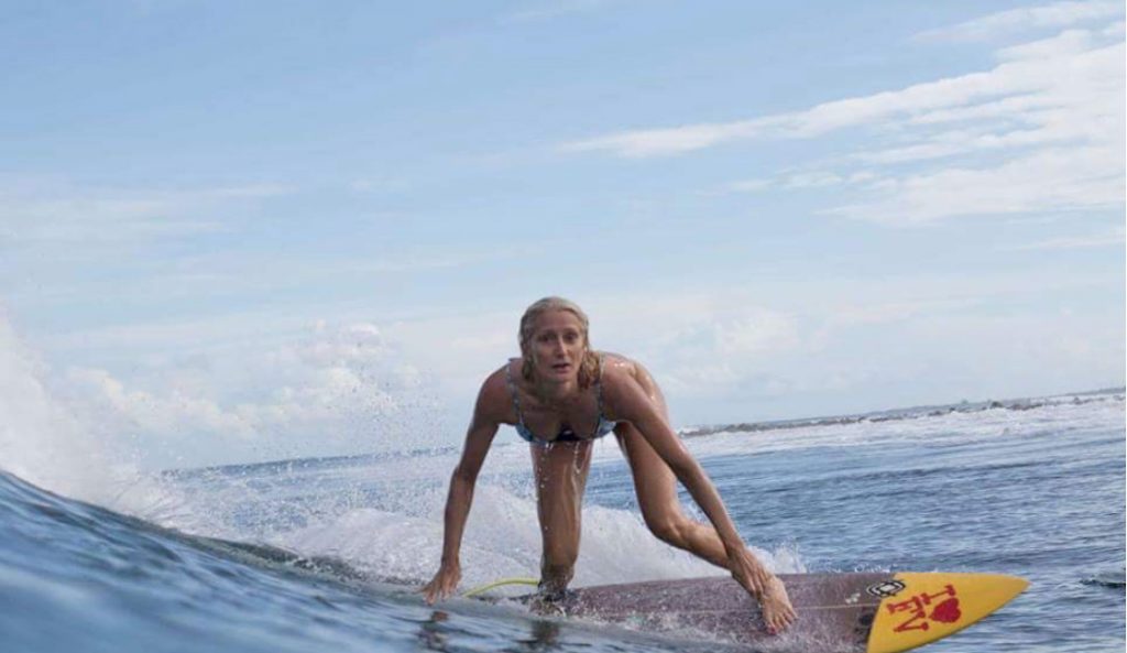 Michele Dams Women Surfing Bikini