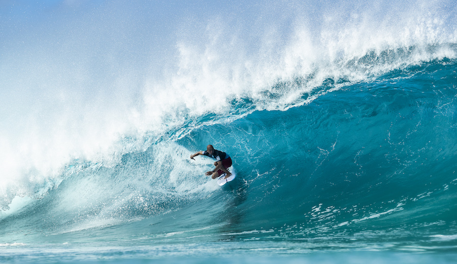 To an outsider it would appear that Kelly Slater used his 2018 injury wild card to withdraw from events he simply didn't want to surf. That he was then awarded a wildcard in 2019 just doesn't seem fair. Photo: WSL/ Cestari
