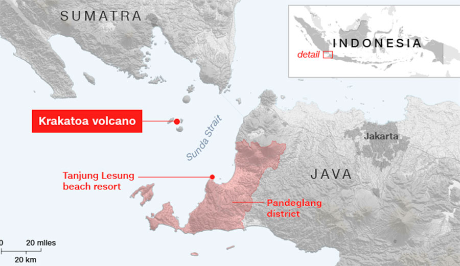 Indonesia tsunami Sunda Strait
