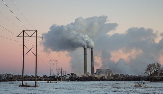 Xcel Energy's Sherburne County (Sherco) Generating Station near Becker, Minnesota.