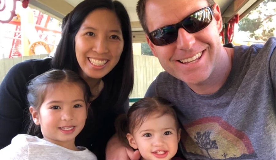 Tristan Beaudette with his family