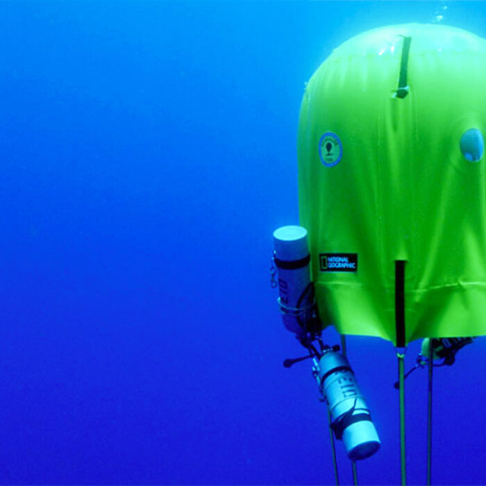 Ocean Space Habitat under the water