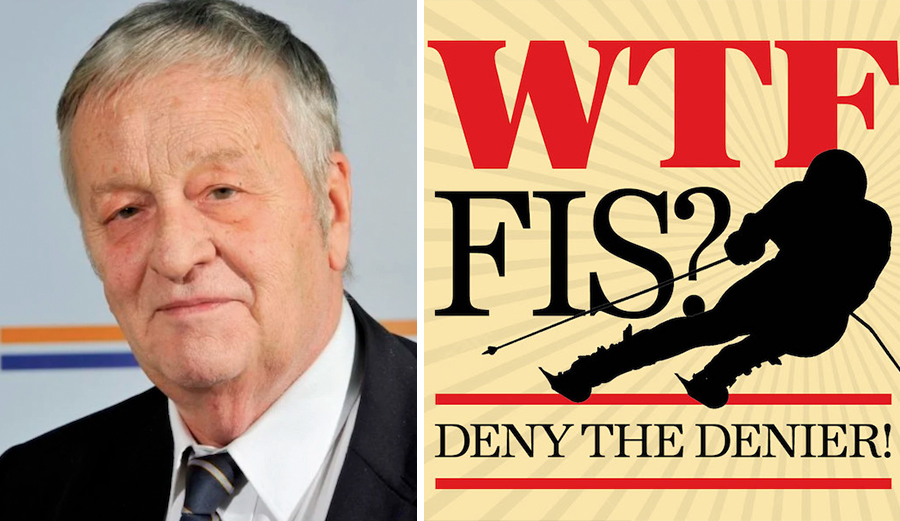 FIS President Gian Franco-Kasper and a message from Protect Our Winters.