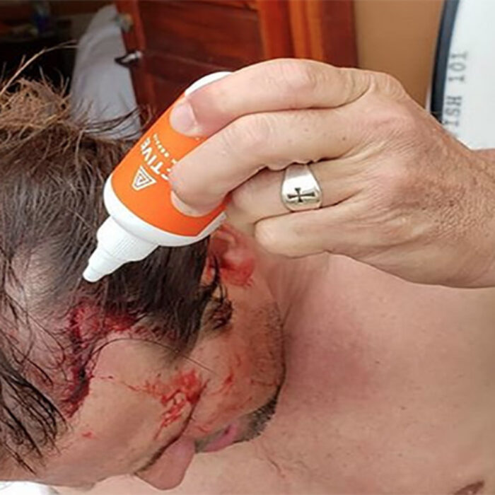 Damien Hobgood blasted by foil in fiji