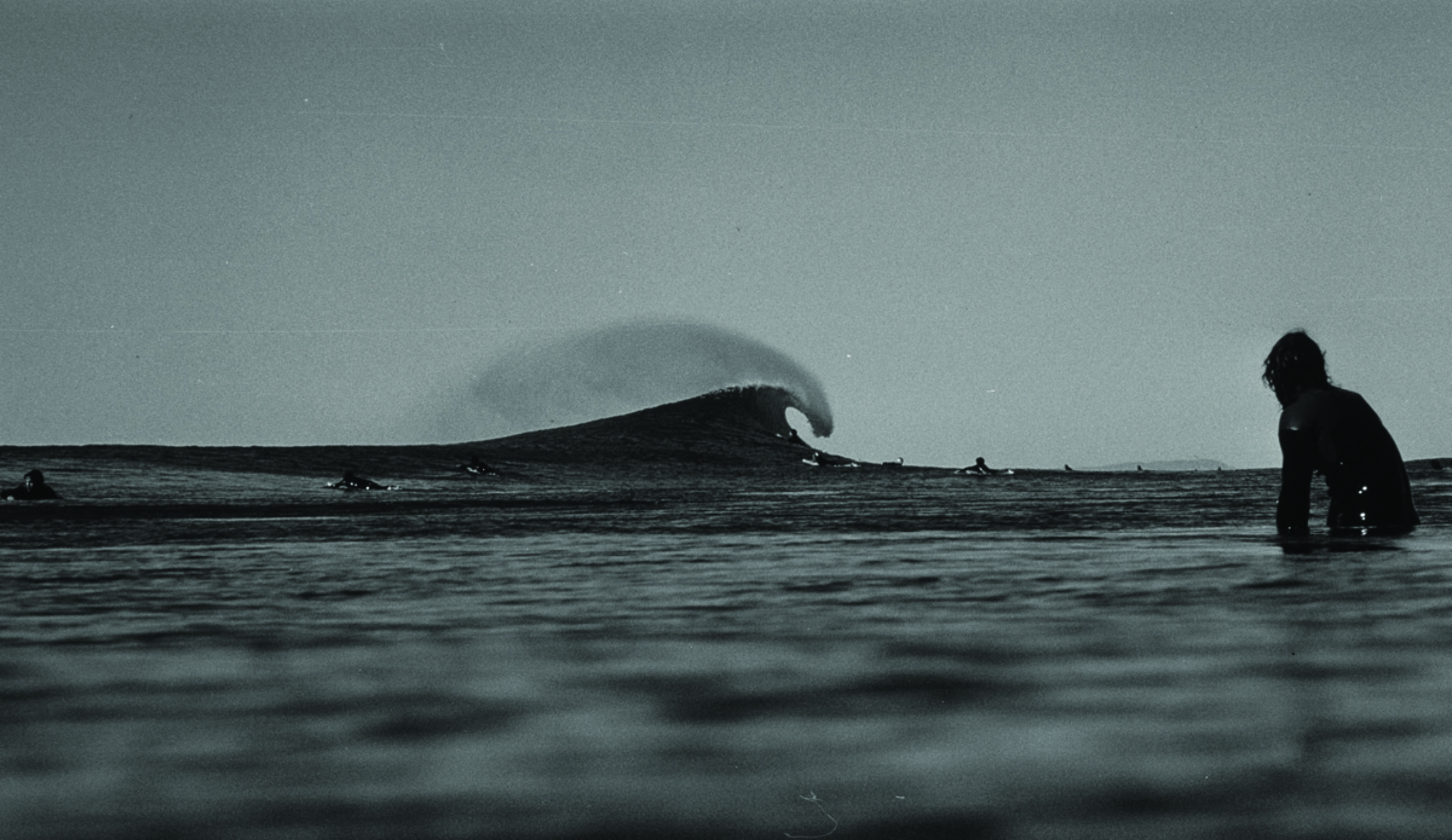 Larry "Flame" Moore is one of surfing's most celebrated photographers. This image illustrates why. Photo: Larry "Flame" Moore/The Lost and Found Collection
