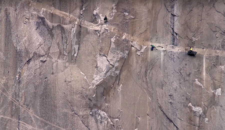 Kevin Jorgeson and Tommy Caldwell on The Dawn Wall