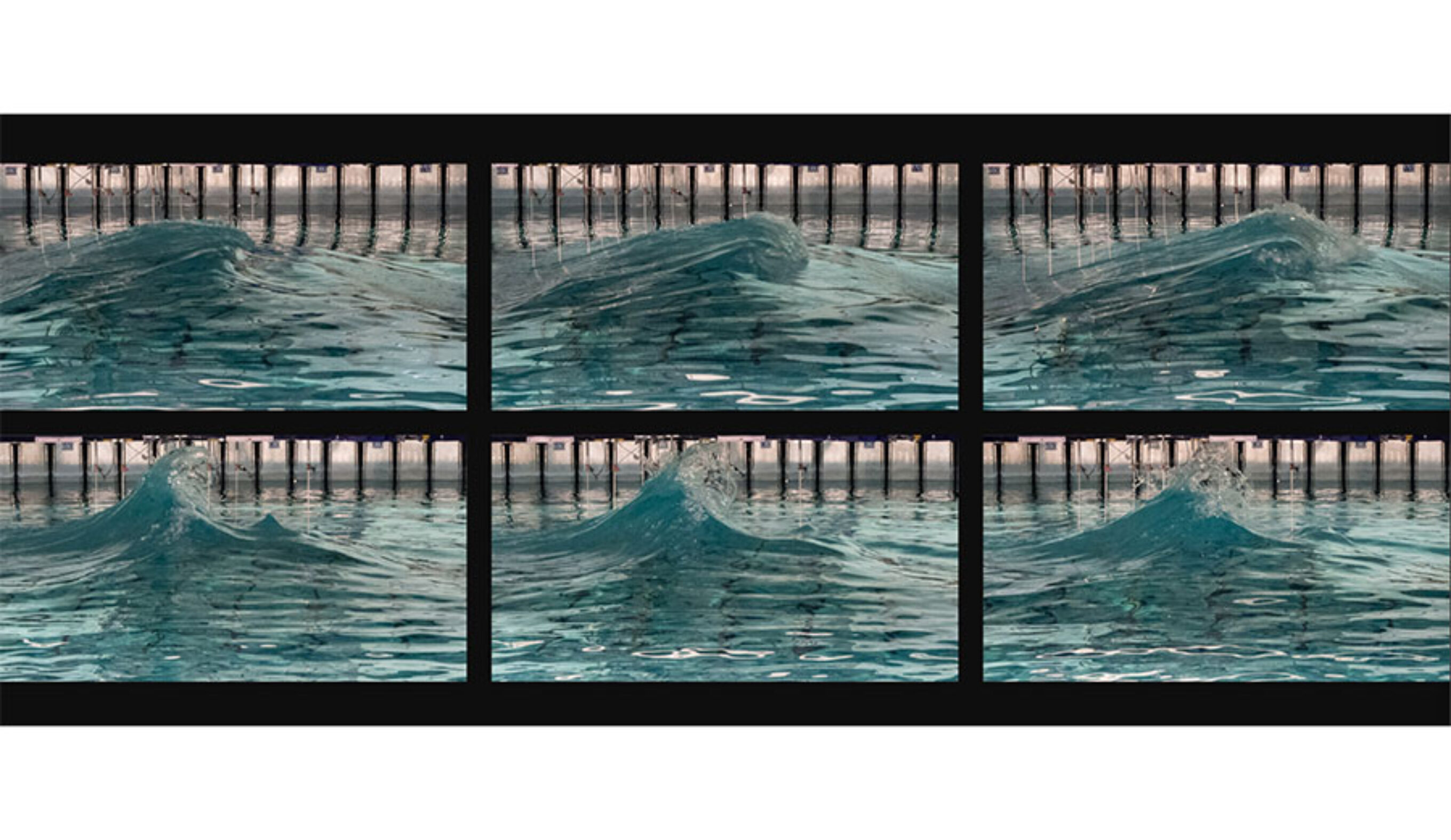 Waves breaking