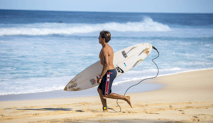 Kai Lenny at the 2018 Volcom Pipe Pro. Photo: Red Bull Content Pool
