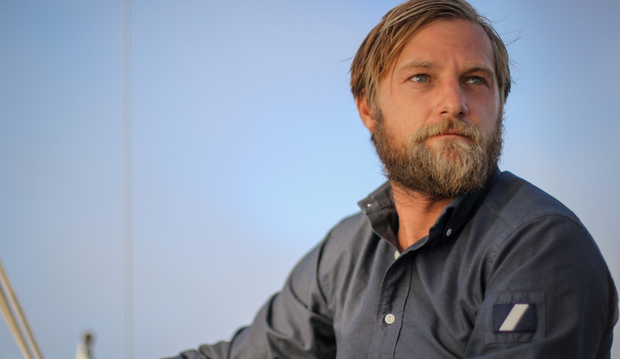 Mikey DeTemple sailing portrait