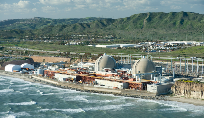 Under the current model, spent fuel might not begin to be transported away from San Onofre until 2035. Photo: Southern California Edison