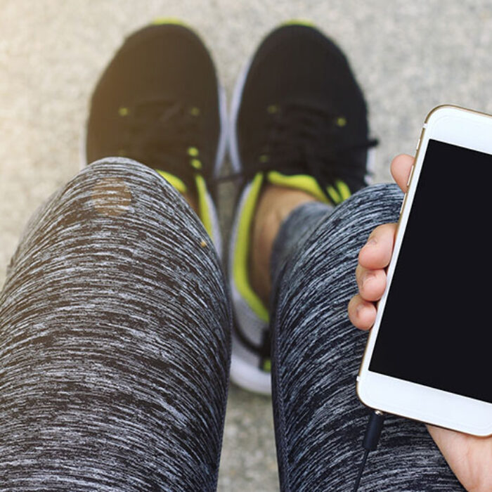 Smartphone with running